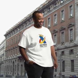 HACIENDA SOMOS TODOS (los de clase media-baja pagando a los de clase alta). Camiseta antisistema para hombre y mujer