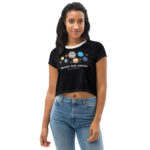 Necesito más espacio - Gracias por tu comprensión. Camiseta espacial para mujer con planetas del Sistema Solar